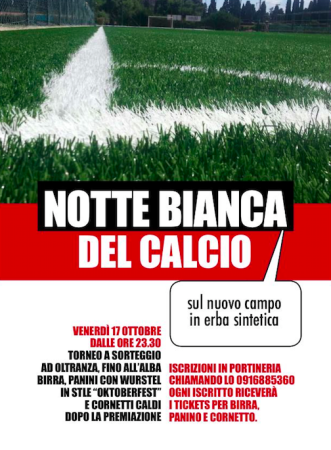 notte bianca del calcio